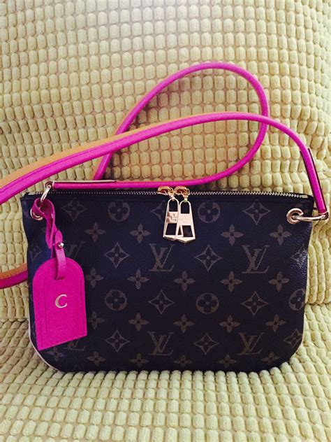 louis vuitton bag with pouch on strap|louis Vuitton Bag strap price.